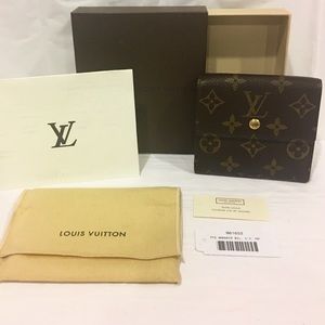 LOUIS VUITTON MONOGRAM Porte-Monnaie Billet Wallet
